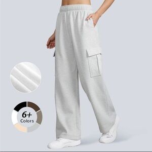 Women's Gray Cargo Pants